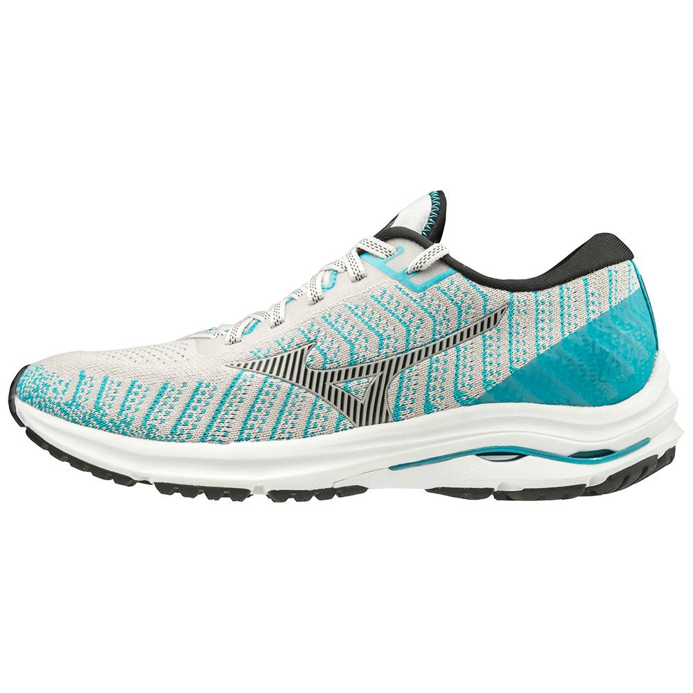 Scarpe Running Mizuno Wave Rider 24 WAVEKNIT™ Donna - Bianche/Blu - 15647-TGDE